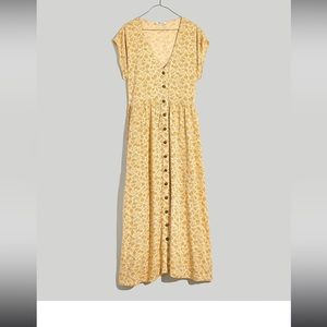 Madewell button down midi dress